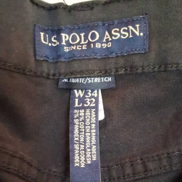 U.S. Polo Assn. Men's Black Straight Jeans - Picture 2 of 3
